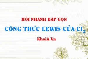 Công thức Lewis của Cl2 (Chlorine lewis structure)